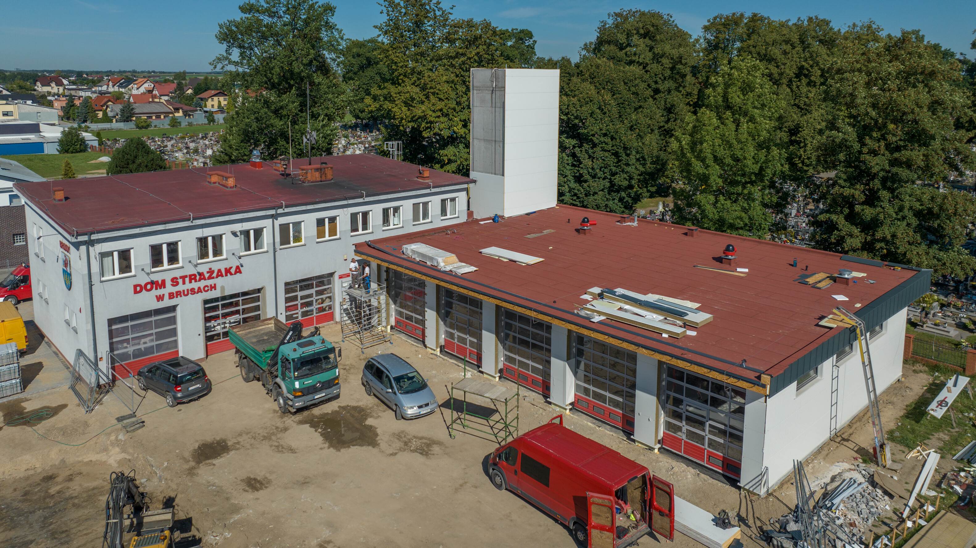 ROZBUDOWA REMIZY STRAŻACKIEJ W BRUSACH