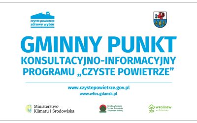 PUNKT KONSULTACYJNO - INFORMACYJNY PROGRAMU „CZYSTE POWIETRZE” W BRUSACH