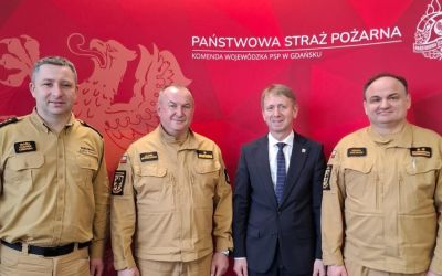 SPOTKANIE DOTYCZĄCE OCHRONY PRZECIWPOŻAROWEJ W GMINIE BRUSY