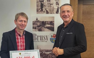 BURMISTRZ BRUS SPOTKAŁ SIĘ Z WICEMARSZAŁKIEM WOJEWÓDZTWA POMORSKIEGO