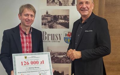 BURMISTRZ BRUS SPOTKAŁ SIĘ Z WICEMARSZAŁKIEM WOJEWÓDZTWA POMORSKIEGO