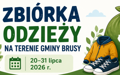 ODBIÓR ODZIEŻY NA TERENIE GMINY BRUSY