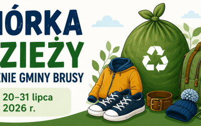 ODBIÓR ODZIEŻY NA TERENIE GMINY BRUSY