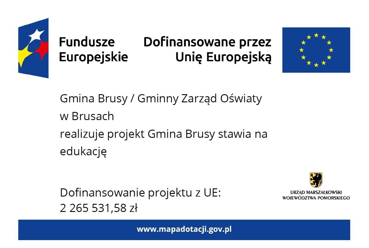 TABLICA INFORMUJĄCA O DOFINANSOWANIU Z UE