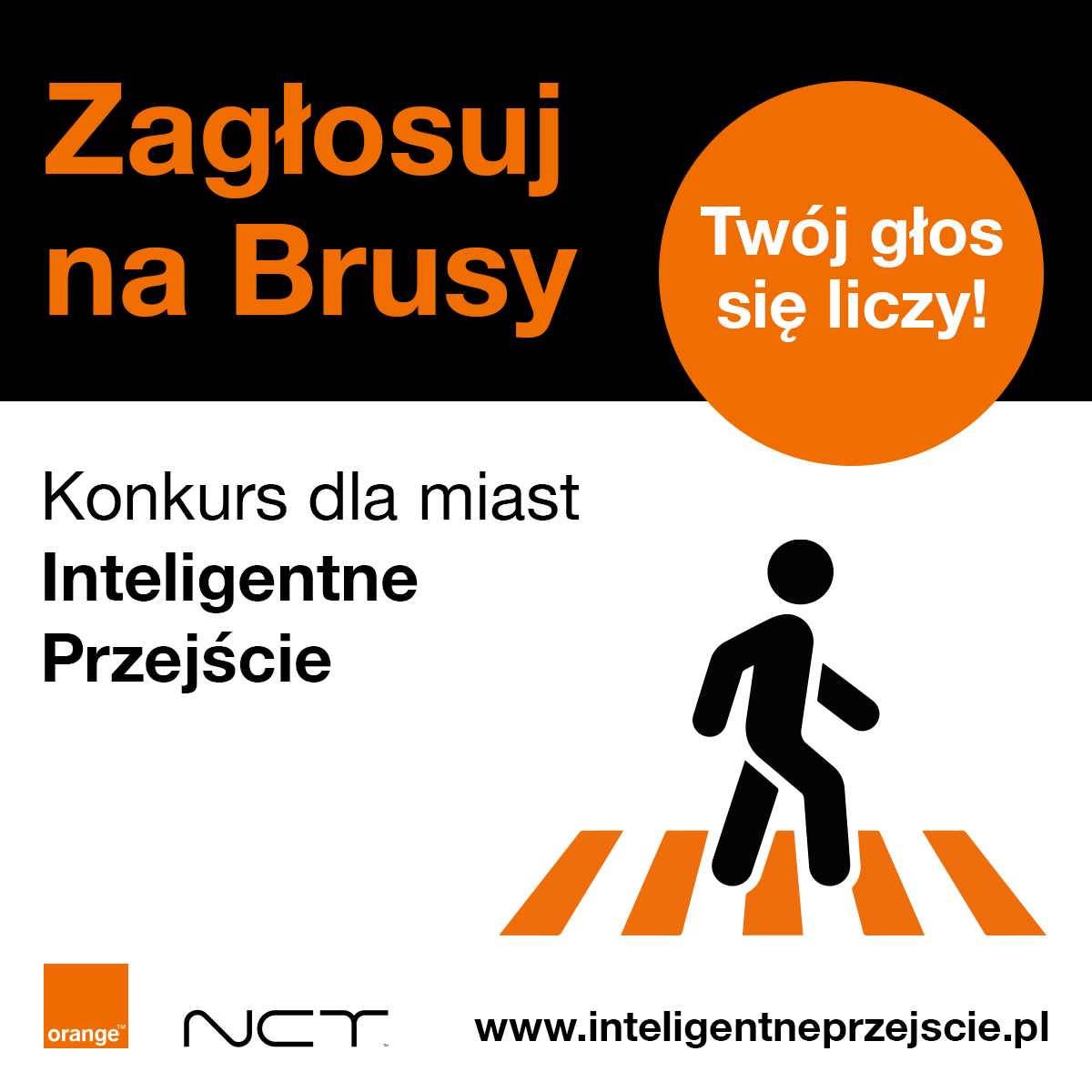 Baner promocyjny social media 1200x1200 konkurs Orange
