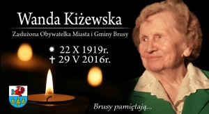 Brusy pamiętają... Wspomnienie śp. Wandy Kiżewskiej