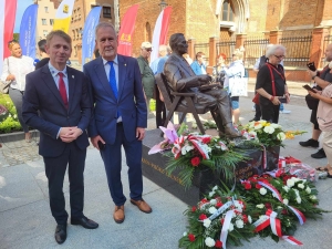 ODSŁONIĘCIE POMNIKA LECHA BĄDKOWSKIEGO