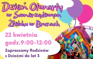 DZIEŃ OTWARTY W SAMORZĄDOWYM ŻŁOBKU W BRUSACH