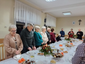 SENIORALNE SPOTKANIE OPŁATKOWE W MAŁYCH CHEŁMACH