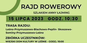 RAJD ROWEROWY SZLAKIEM ANNY ŁAJMING