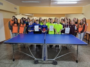 SP BRUSY NR 1: Gminne Igrzyska Dzieci w tenisie stołowym dziewcząt