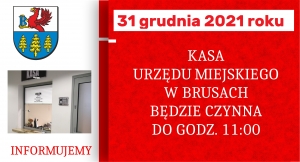 31 grudnia kasa urzędu czynna do godz. 11:00