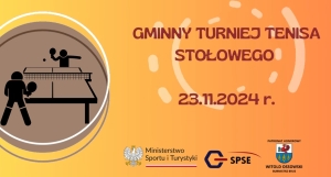 GMINNY TURNIEJ TENISA STOŁOWEGO – zapraszamy do udziału