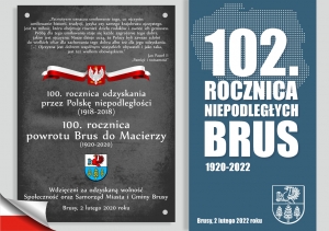 102. ROCZNICA POWROTU BRUS DO NIEPODLEGŁEJ POLSKI