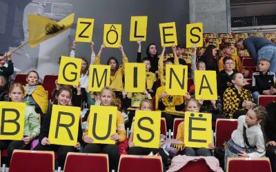 SP ZALESIE: Szkoła Podstawowa w Zalesiu na meczu "kaszubskim" w Ergo Arenie w Gdańsku