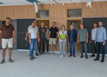 BUDOWA NOWEGO ŻŁOBKA W BRUSACH – PRACE NA KOŃCOWYM ETAPIE