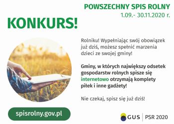 POWSZECHNY SPIS ROLNY - konkurs
