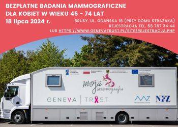 WYBIERZ ŻYCIE, ZAPISZ SIĘ NA MAMMOGRAFIĘ!