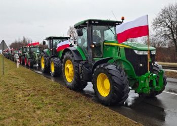 PROTEST ROLNIKÓW W GMINIE BRUSY