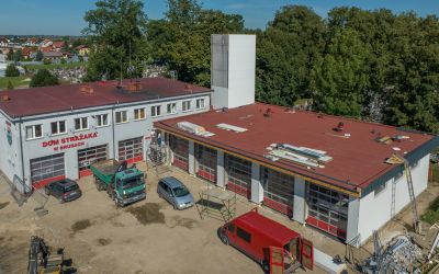ROZBUDOWA REMIZY STRAŻACKIEJ W BRUSACH