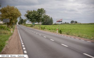 INWESTYCJE NA DROGACH WOJEWÓDZKICH W GMINIE BRUSY