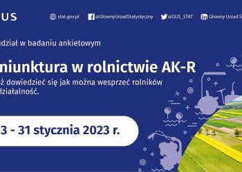 GUS: Badanie Koniunktury w Gospodarstwach Rolnych