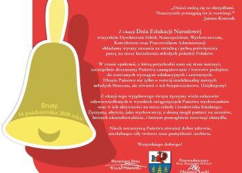 Z okazji Dnia Edukacji Narodowej
