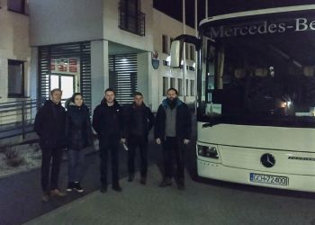AUTOBUS JEDZIE PO UCHODŹCÓW Z UKRAINY