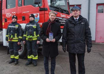 NOWY WÓZ BOJOWY OFICJALNIE W RĘKACH BRUSKICH STRAŻAKÓW